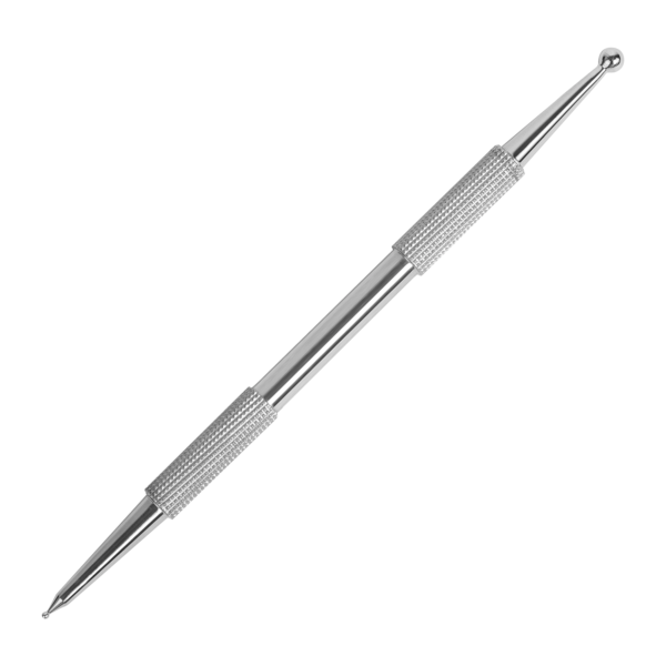 Acupressure pen made of stainless steel - 10 cm - Ø 2.5/4.5 mm