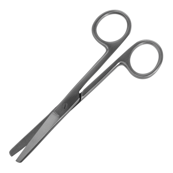 Scissors Rounded-Rounded Curved 12 cm