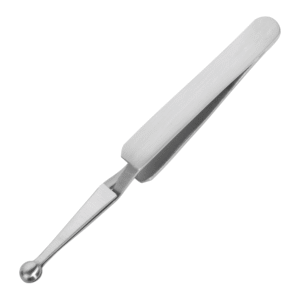 Tick tweezers in spoon shape made of stainless steel 12 cm