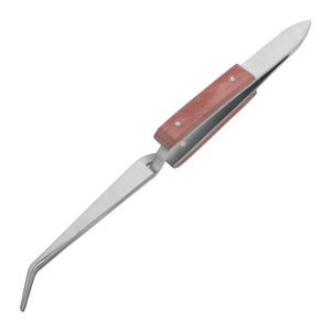 Soldering tweezers heat-insulated 17 cm stainless steel