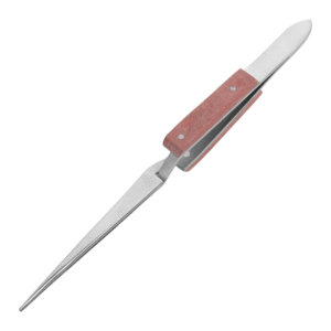 Soldering tweezers heat-insulated 17 cm stainless steel