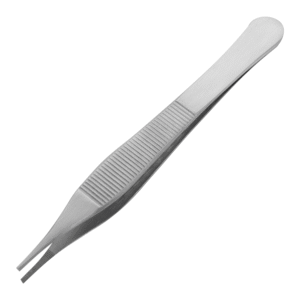 Surgical stainless steel tweezers 12 cm
