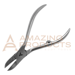 Pedicure pliers with single spring-stainless